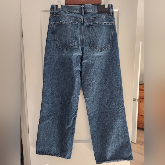 Express High Rise Wide Leg Jeans Women's Size 10 Reg - Picture 9 of 10